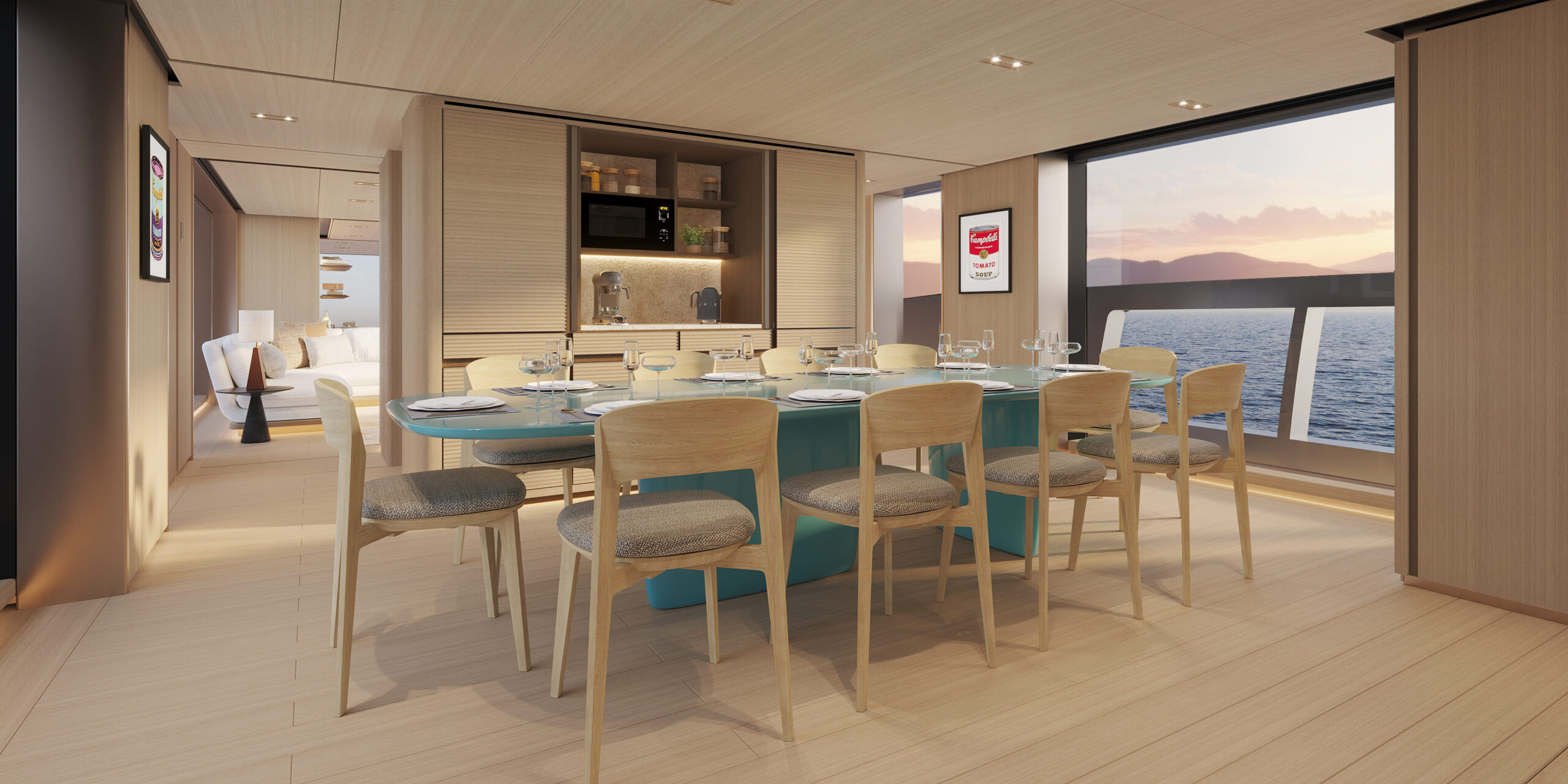 Benetti B.Neos, interior design by FM Architettura