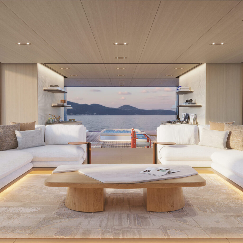 Benetti B.Neos, interior design by FM Architettura